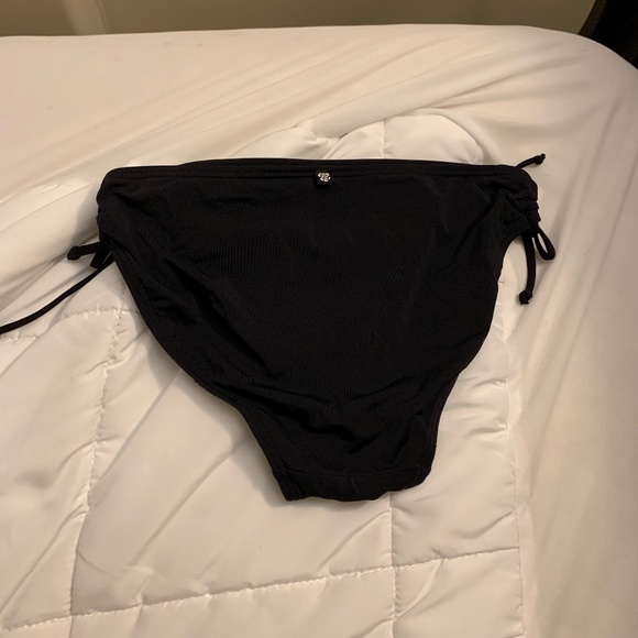 La Vie En Rose Aqua Black Bikini Bottoms - Picture 3 of 3